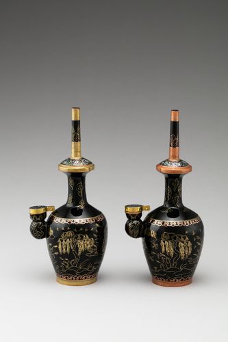 배광우 작가의 '건칠상감 포류수금문 정병'[국립무형유산원 제공. 재판매 및 DB 금지]