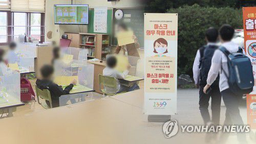 등교 확대 방안 발표에…현장 혼선 불가피(CG)[연합뉴스TV 제공]