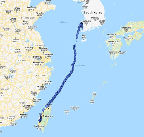 광시 이동경로[예산군 제공. 재판매 및 DB 금지]