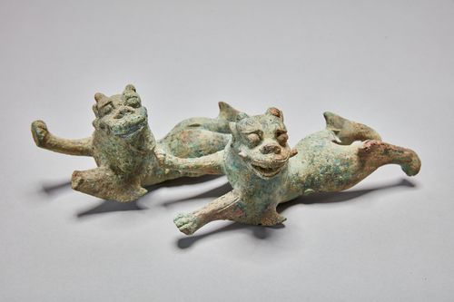 금동사자상[불교문화재연구소 제공. 재판매 및 DB 금지]