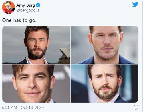 미국 드라마가 작가가 제안한 '최악의 크리스' 투표[트위터 갈무리·재판매 및 DB 금지]