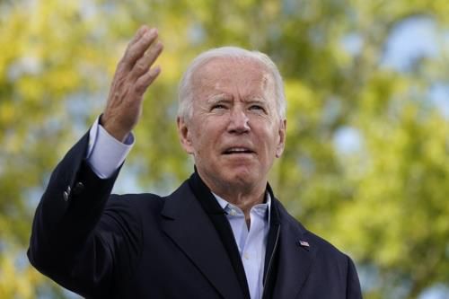 민주당 대선후보인 조 바이든 전 부통령[AP=연합뉴스]