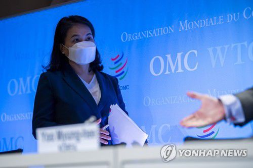 유명희 산업통상자원부 통상교섭본부장. [EPA=연합뉴스 자료사진]