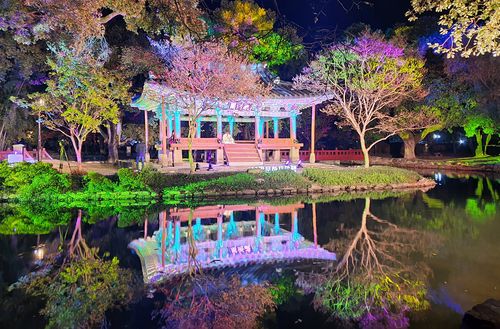 광한루원 야경[남원시 제공]