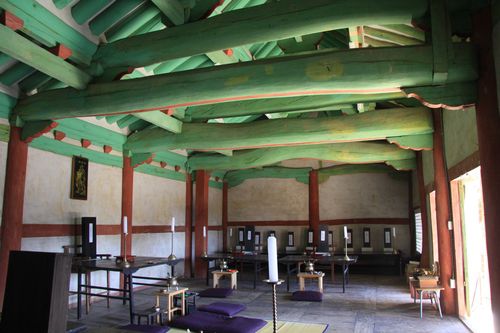 안성향교 대성전 내부[문화재청 제공. 재판매 및 DB 금지]