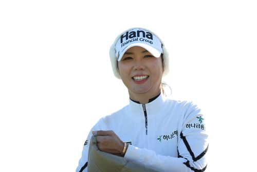 홀아웃하면서 환하게 웃는 허윤경.[KLPGA 제공. 재판매 및 DB 금지}