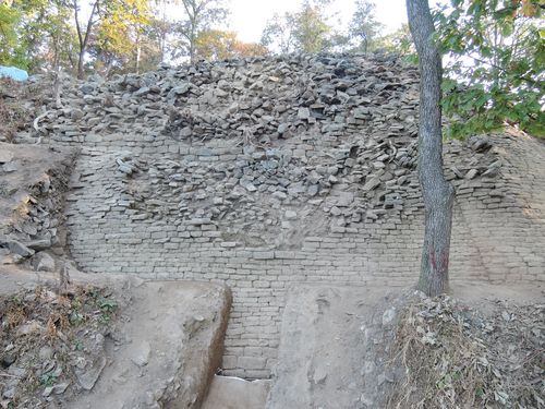 동성벽 구간 보축성벽[문화재청 제공. 재판매 및 DB 금지]