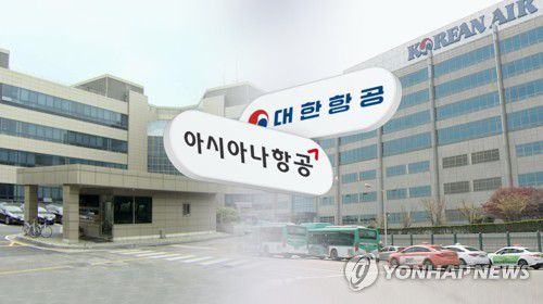 대한항공-아시아나 (CG)[연합뉴스TV 제공]
