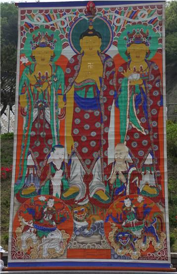 청련사 아미타불괘불도[경기도청 제공. 재판매 및 DB 금지]