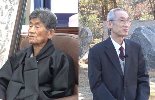 '문화유산 보호 유공자' 보관 수장자들김종대 국가무형문화재 제110호 윤도장 보유자(왼쪽)와 황재하 한국지질자원연구원 명예연구원 [문화재청 제공. 재판매 및 DB 금지]