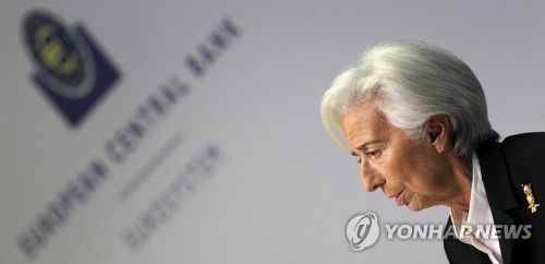 크리스틴 라가르드 ECB 총재[AFP=연합뉴스 자료사진]
