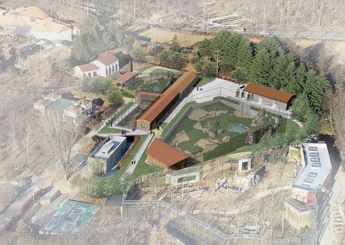 전주동물원 내 천연기념물 동물 보존관 조감도[문화재청 제공. 재판매 및 DB 금지]