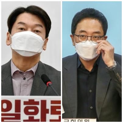 국민의당 안철수 대표, 금태섭 전 의원[연합뉴스 자료사진]