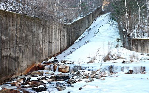 갱내수 유입되는 태백시 지지리골 골짜기[촬영 배연호]