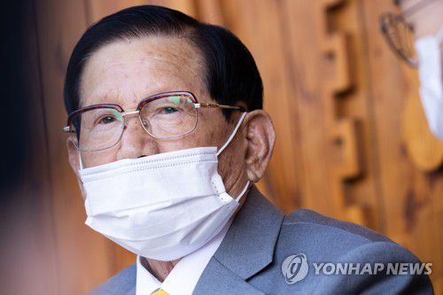 신천지 이만희 총회장 구속[연합뉴스 자료사진]