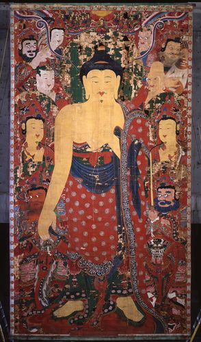 상주 남장사 영산회 괘불도[문화재청 제공. 재판매 및 DB 금지]