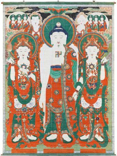 고성 옥천사 영산회 괘불도[문화재청 제공. 재판매 및 DB 금지]