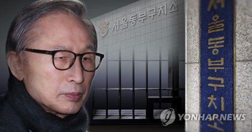이명박 전 대통령 구치소 재수감 (PG)[김민아 제작] 사진합성·일러스트
