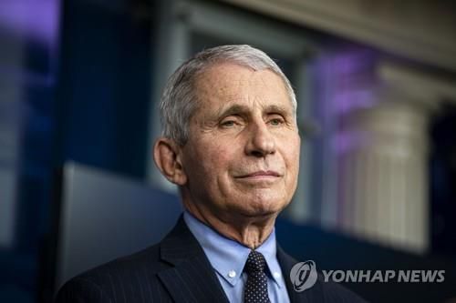 앤서니 파우치 미 국립알레르기·전염병연구소 소장. [UPI=연합뉴스 자료사진]
