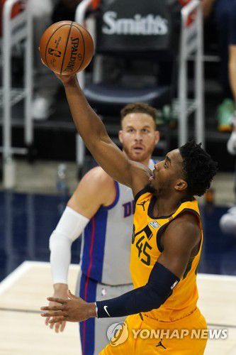 유타의 도너번 미첼[AP=연합뉴스]