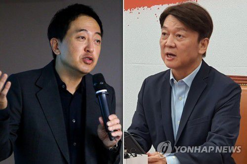 (왼쪽부터) 금태섭 - 안철수[촬영 안정원. 국민의당 제공]