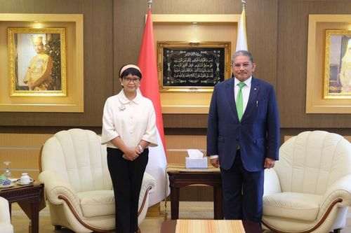 17일 인도네시아-브루나이 외교장관 회담[레트노 마르수디 인니 외교장관 트위터]