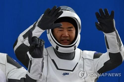 지난해 11월 미국 우주탐사 기업 스페이스X의 우주선을 타고 국제우주정거장(ISS)에 도착해 임무를 수행 중인 일본 우주항공연구개발기구(JAXA) 소속 우주비행사 노구치 소이치. [연합뉴스 자료사진]