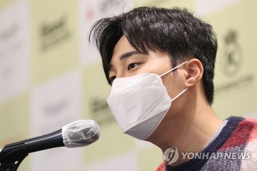 샌디에이고 입단 기자회견 하는 김하성[에이스펙코퍼레이션 제공. 재판매 및 DB 금지]