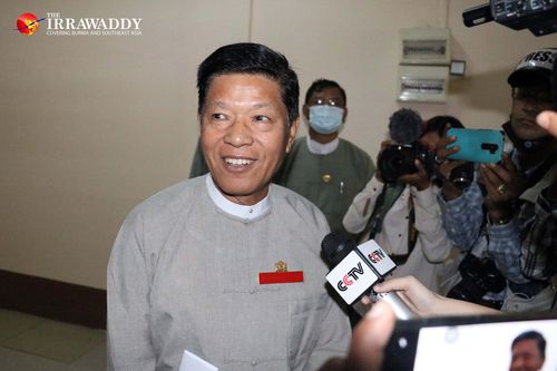 군정이 임명한 테인 소 연방선관위원장. [이라와디 캡처. 재판매 및 DB 금지]