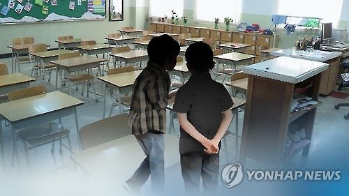 학교폭력 피해 절반 '초등학생'(CG)[연합뉴스TV 제공]