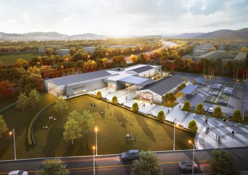 신창동 유적 체험학습관 조감도[광주시 제공. 재판매 및 DB 금지]