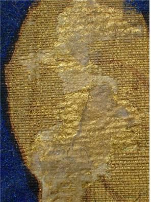 '칠장사 오불회 괘불탱' 배금박 사례[문화재청 제공, 재판매 및 DB 금지]