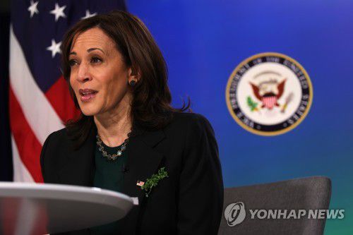 카멀라 해리스 미국 부통령    Alex Wong/Getty Images/AFP
== FOR NEWSPAPERS, INTERNET, TELCOS & TELEVISION USE ONLY ==