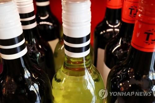 호주에서 수입한 와인 [로이터=연합뉴스 자료사진]