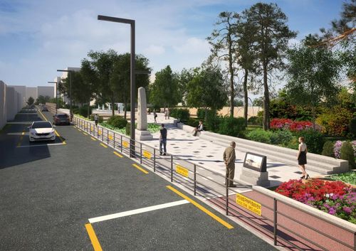 삼성중공업 거제조선소 주변 '아름다운 거리' 조감도[거제시 제공. 재판매 및 DB 금지]