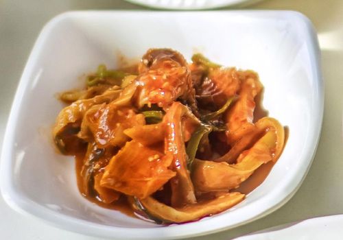 새콤달콤한 갑오징어 무침 [사진/성연재 기자]