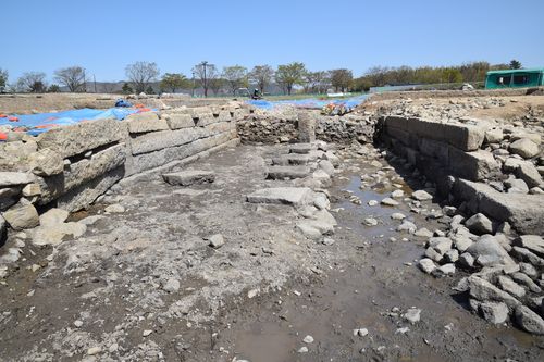 석교 터 내부[문화재청 제공. 재판매 및 DB 금지]