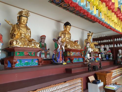 완주 송광사 목조석가여래삼존좌상 및 소조십육나한상 일괄[문화재청 제공. 재판매 및 DB 금지]