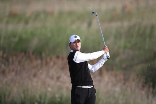 박찬호의 1라운드 경기 모습. [KPGA 제공. 재판매 및 DB 금지]