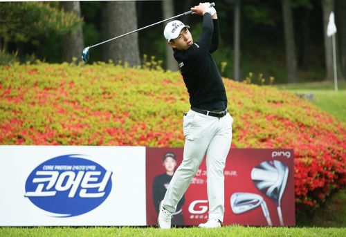 서형석의 드라이버 티샷.[GS 칼텍스 매경오픈 조직위 제공. 재판매 및 DB 금지]