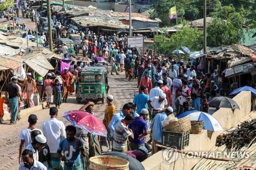 방글라데시 콕스 바자르의 로힝야 난민캠프 [로이터=연합뉴스]