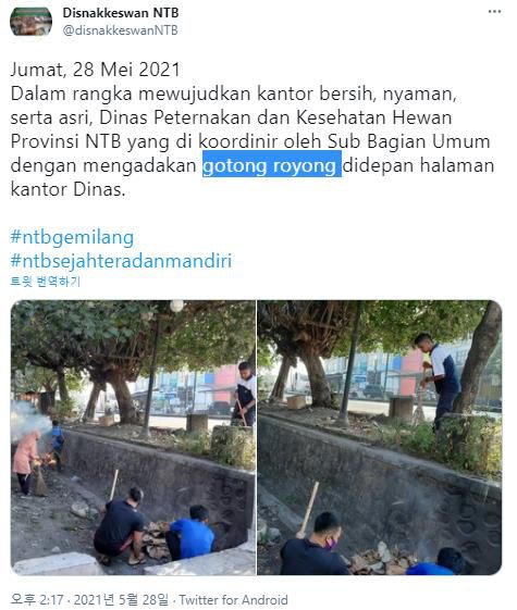 "고똥 로용 차원에서 같이 환경 정비"[트위터 캡처·재판매 및 DB 금지]