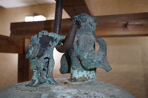 '연지사 종'의 고리 부분인 용뉴[최응천 동국대 교수 제공. 재판매 및 DB 금지]