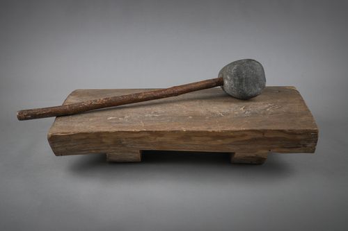 떡메와 떡판[국립민속박물관 제공. 재판매 및 DB 금지]