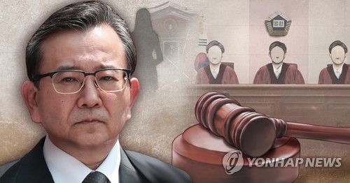 '성접대 뇌물' 김학의 재판 (PG)[장현경 제작] 사진합성·일러스트