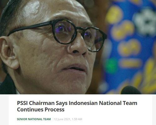 인도네시아 축구협회장 "선수들, 열정 잃지 말아야"[인도네시아 축구협회 홈페이지·재판매 및 DB 금지]
