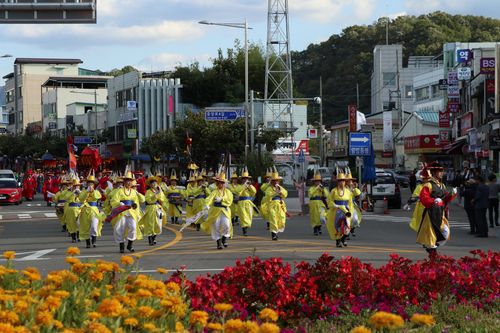 영동난계국악축제 거리 퍼레이드[영동군 제공. 재판매 및 DB 금지]
