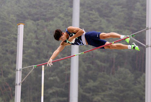한국 육상 도약 종목의 간판 진민섭[대한육상연맹 제공. 재판매 및 DB금지] photo@yna.co.kr