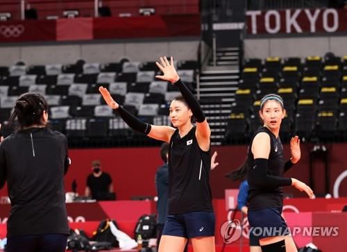 [올림픽] 도쿄서 몸 푸는 김연경[연합뉴스 자료사진]