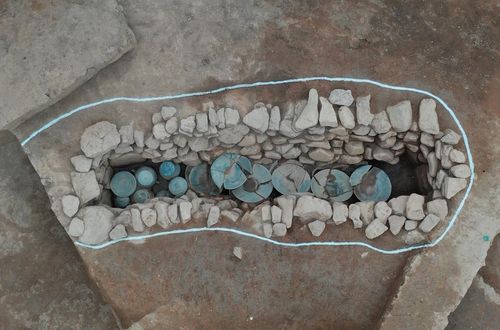 남원 유곡리와 두락리 고분군 30호분 부장곽[국립완주문화재연구소 제공. 재판매 및 DB 금지]